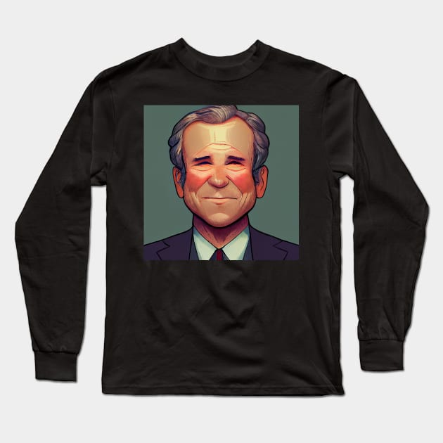 George W. Bush Long Sleeve T-Shirt by Classical